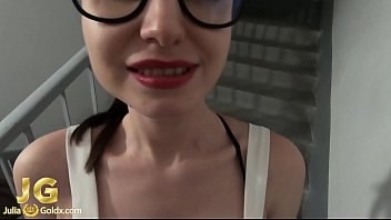 Tiny Teen Sucking Dick Student after Prom - Outside