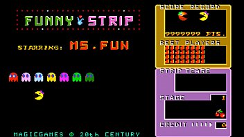 MAME FUNNY STRIP PACMAN MS PAC MAN