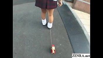 Bizarre JAV enema walk of shame for schoolgirl Subtitles