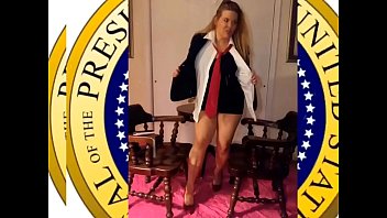 Celebrity female impersonation of President Donald Trump. SFW Slideshow. Upcoming clip in RED Section