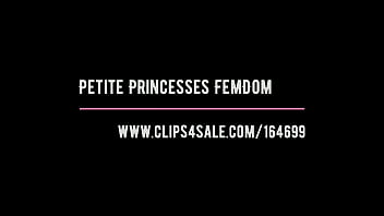 Amateur Female Domination - Teen Princess Uses Submissive Boy For Face Sitting Humiliation (Preview)