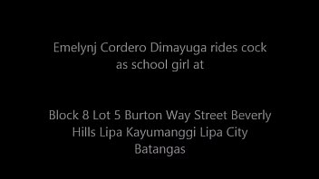 Pinoy slut rides cock in Marriott Hotel Manila as school girl