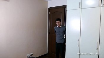 Daddy Barebacks His Asian Office Boys