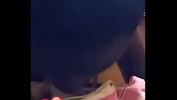 Ghanaian boy brushing his girlfriend's pussy with tongue