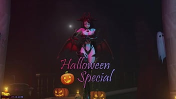 [MMD] Halloween Special! Demon queen showing off her goodies! (safe for work version)