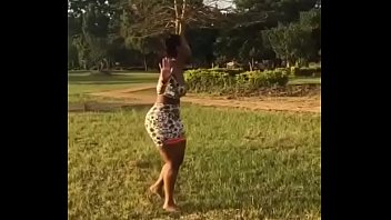 Fat ass African babe looking sexy