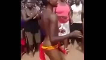 African Girls Dance in a Defloration Ritual