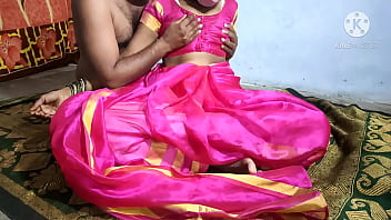 Sex with a Telugu wife in a pink sari