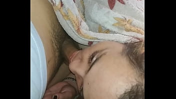 Sucking under the sheets