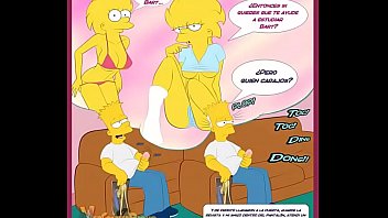 BART SIMPSON PASA UNA TARDE DE ENSUEÑO CON SUS HERMANITAS (BAJALO= 