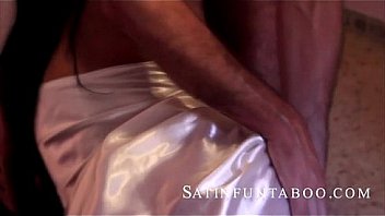 satin fetish latina milf teasing cfnm