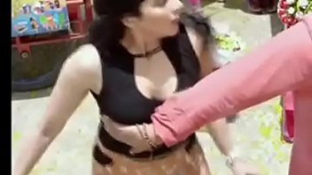 Indian actress regina boobs pressed in a movie