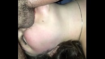 Whore I met online throats my cock and gobbles my balls