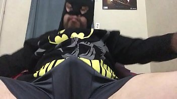 Batman jerks off huge cock bust fat nut (Buttman jerks off to your m. and bust a fat nut)