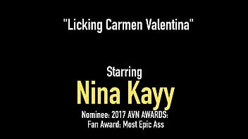 Big Booty Beaver Lover, Nina Kayy shoves her pretty piehole between Carmen Valentina's thick thighs & Carmen returns the favor in this hot girl love clip! Full Video & More Nina @ NinaKayy.com!